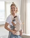 Анатомический рюкзак-кенгуру BabyBjorn Mini Greige 3D Mesh 