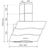 купить Вытяжка Tornado Piano 850 (60) WH LED в Кишинёве 