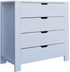 купить Комод Trendy Duru 1600-31-White, 90x85x42cm (GTR007926) в Кишинёве 