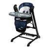 купить Стульчик для кормления Caretero 7652 Стульчик+Качели Indigo Чёрно-Синие в Кишинёве 