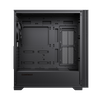 Case ATX GAMEMAX QUEST, w/o PSU, 0.6mm, 1x120mm fan, Tempered Glas, USB3.0, Type-C, Black 