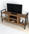 cumpără Suport TV de podea Fabulous TV 61x120 (Walnut/Black) în Chișinău 