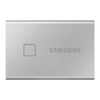 1.0TB (USB3.2/Type-C) Samsung Portable SSD T7 Touch, FP ID, Silver (85x57x8mm, 58g, R/W:1050MB/s) 