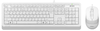 Set Tastatură + Mouse A4Tech F1010, Cu fir, Alb/Gri 