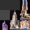 cumpără Set de construcție Cubik Fun L523h 3D Puzzle Dubai cu iluminare LED, 182 elemente în Chișinău 
