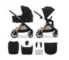 cumpără Сărucior pentru copii KinderKraft 2в1 Vesto 2 KSVEST02BLK2000 Black în Chișinău 