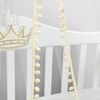 купить Кроватка PernaMea Baldachin Premium Pompom Ivory (PM.101301/3) в Кишинёве 
