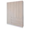 купить Шкаф Smartex (15878) N15 140cm Alb+St.Deschis в Кишинёве 