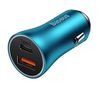 купить Зарядное устройство для автомобиля Baseus CGJM000103 Blue в Кишинёве 