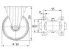 купить Тачка Lider-Tech 03720160 Roata fixa 037 в Кишинёве 