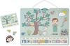 купить Развивающая доска Janod J05464 Calendarul anotimpurilor Engleza в Кишинёве 