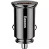cumpără Încărcător pentru automobil Baseus CCALL-YS01 1*USB-A+1*Type-C 30W, Black în Chișinău 