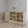 cumpără Comodă Smartex (16300) Т5 160cm Ivory+Stejar Deschis în Chișinău 