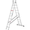 купить Лестница Cagsan TSA6 двухсекционная, 2x10 ст, H=4.94m, макс.нагрузка150kg в Кишинёве 