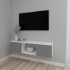 купить Тумба напольная для TV Smartex (16603) Т11 140 TV-Навесная Alb+Grafit в Кишинёве 
