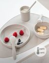 купить Посуда для кормления Kikka Boo 31302050002 Set de alimentatie din silicon Platinum Sand, 5 piese в Кишинёве 