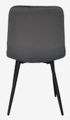 купить Комплект стол и стулья Evelin di Costacurta стол DT-402-3B + 4 стула YTC-080B, BLU-14 Dark grey в Кишинёве 