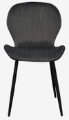 купить Комплект стол и стулья Evelin di Costacurta стол DT-402-6B + 4 стула YTC-064B Dark grey в Кишинёве 