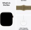cumpără Ceas inteligent Apple Watch Series 12 GPS 46mm Dark Bronze Aluminium Case with Olive Sport Band S/M MJEQ4 în Chișinău 