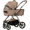 купить Детская коляска DadaPrams Carucior 2in1 Flux Beige + Adaptoare в Кишинёве 