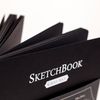 Скетчбук Малевичъ для графики Graf'Art, Total Black, 150 гм, 19x19 см, 60л