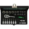 купить Набор ручных инструментов Hitachi-Hikoki 774010 Set 25 chei tubulare 1/4" в Кишинёве 