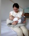 cumpără Pernă pentru gravide și mame care alăptează BabyJem 737 Perna multifunctionala pentru alaptat cu suport detasabil pentru cap Gri în Chișinău 