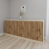 cumpără Comodă Smartex (16496) Т8 200cm Ivory+Stejar Inchis în Chișinău 
