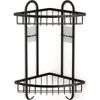 купить Полка для ванной Teknotel ST307b metal negru 43,5x26x14cm в Кишинёве 