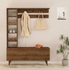 cumpără Mobilă pentru antreu Trendy Hale, Nuc, 120x162x32cm (GTR005921) în Chișinău 