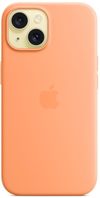 cumpără Husă pentru smartphone Apple iPhone 15 Silicone MagSafe Orange Sorbet MT0W3 în Chișinău 