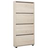 купить Полка для обуви Mobildor-Lux Leo Slim 100x16x164H cm Sonoma в Кишинёве 