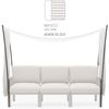 cumpără Parasolar Baldachin NARDI KOMODO OMBRA 3 BIANCO velo white 40408.00.203 (Parasolar Baldachin pentru mobilier modular KOMODO pentru gradina si terasa) în Chișinău 