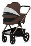 купить Детская коляска Lionelo Carucior 2in1 Carmine Brown Chocolate в Кишинёве 