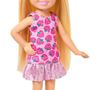 cumpără Păpușă Barbie JJB33 Мини-Кукла Челси в платье с клубничным принтом în Chișinău 