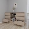 cumpără Comodă Smartex (16142) Т3 120cm Stejar Deschis în Chișinău 