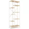 купить Cтеллаж складской Nex Home Raft metalic Loft Cascade 1780x700x300mm, 7 nivele, PAL, White / Oak Artisan в Кишинёве 