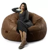 купить Кресло-мешок Because Royal Cafeniu (140x140x50cm) в Кишинёве 