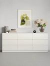 купить Комод MebelStar NEO 9S 180x43x75.5 White (MBS-1320) в Кишинёве 