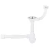 cumpără Sifon pentru chiuvetă bucătărie Metline B03-MF045 Sifon chiuveta D.3.1/2"x40 cu preaplin si furtun gofrat 40/50 în Chișinău 