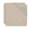 купить Детское постельное белье Jollein 2511-507-00093 Cearsaf cu elastic Jersey Nougat, 120x60cm, 2buc в Кишинёве 