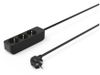 купить Фильтр электрический Hama 223012 3-Way Power Strip Touch Protect 1.4m black в Кишинёве 