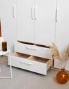 купить Шкаф Fabrik Home Linia №1 (без зеркал )клён/белый ясень в Кишинёве 