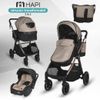 cumpără Сărucior pentru copii Coccolle Hapi Soley H2003 Carucior 3/1, Simply Taupe în Chișinău 