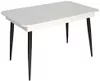 купить Комплект стол и стулья Evelin di Costacurta cтол DT-432-1R B + 6 стульев YTC-078B Bluvel-14 (Dark grey) в Кишинёве 