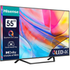 Телевизор 55" QLED SMART TV Hisense 55A7KQ, 3840x2160 4K UHD, VIDAA U6.0, Gray 