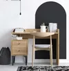 купить Офисный стол Trendy Puuk-Dec0087, Stejar, 100x80x45cm в Кишинёве 