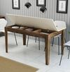 cumpără Masă Trendy Milan 517-Nuc, Crem 145x75x88cm în Chișinău 