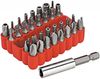 cumpără Set de tubulare, bite, duze JTC JTC-5364 набор бит 1/4" TORX, HEX, SPANNER с магнитным держателем 33 предм. în Chișinău 