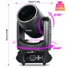 купить Сценическое оборудование и освещение Bon Audio ZQ02343 Aurora 300 Moving Head Beam 7R 450W Moving Head set 2 buc + case в Кишинёве 